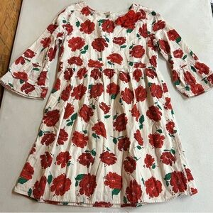 Crown & Ivy Kids Floral Red and White Kids Dress - Size 12